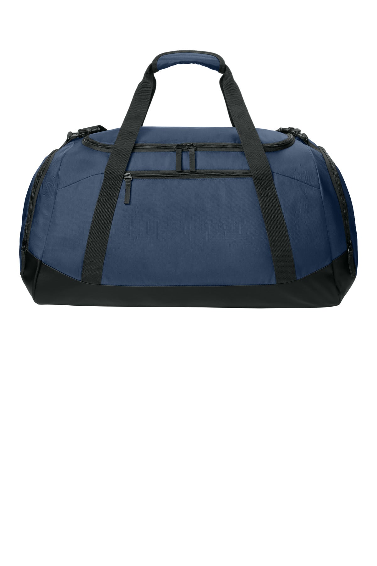Rear View of TrueNavy Sport-Tek Large Rec Duffel BST505