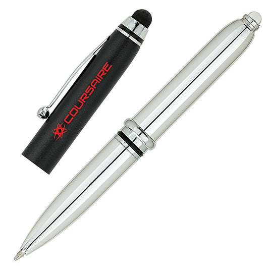 Black Volt Ballpoint Pen / Stylus / LED Light