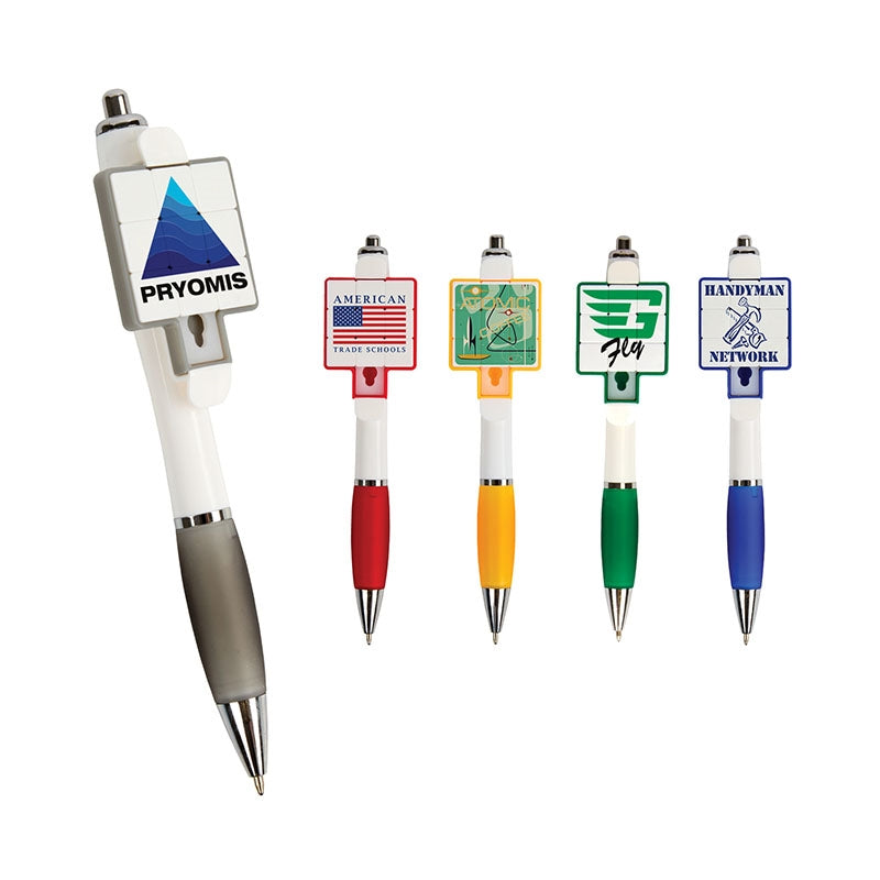 N/A Puzzle Plunge-Action Ballpoint Pen