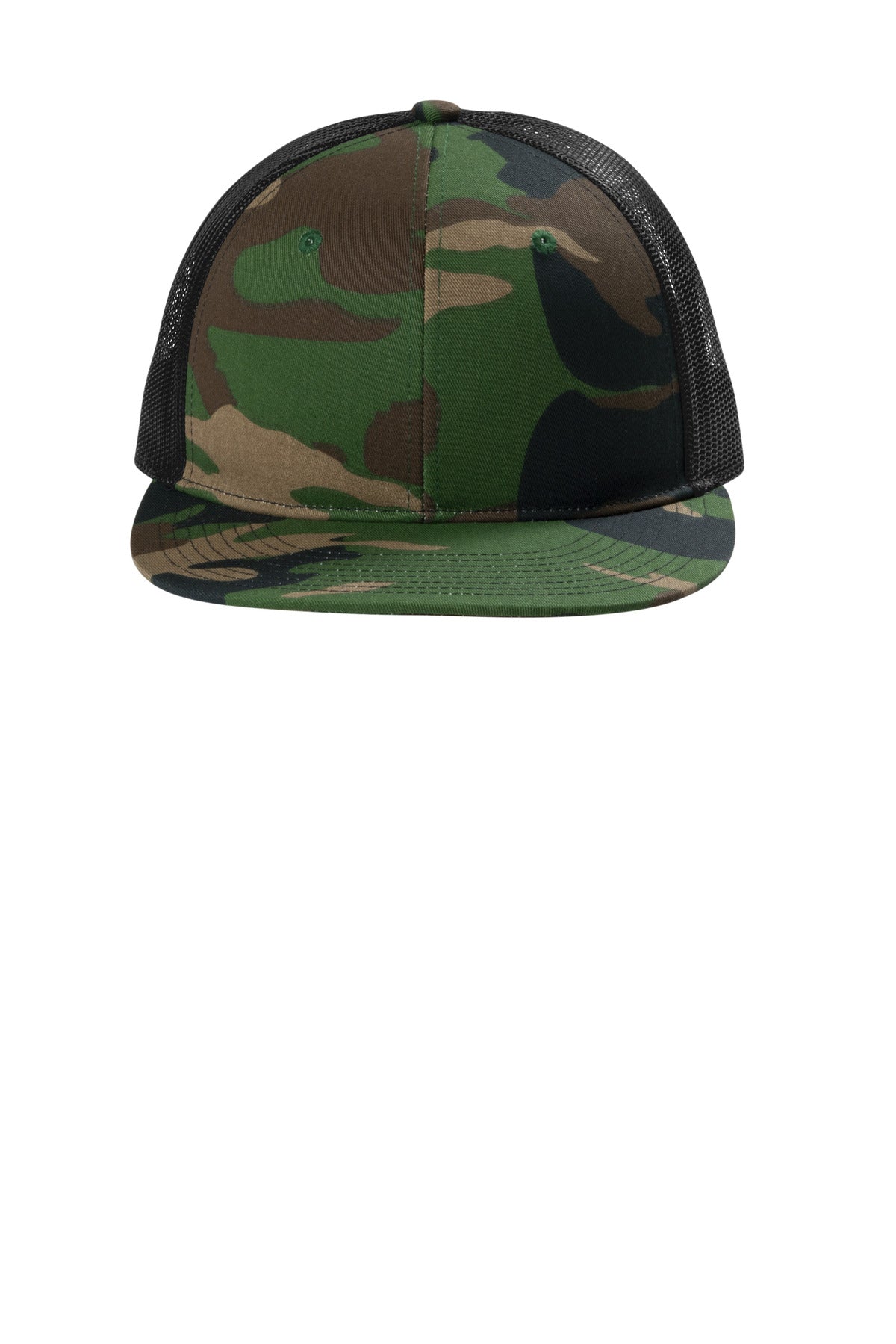 Port Authority Snapback Flat Bill Trucker Cap C407