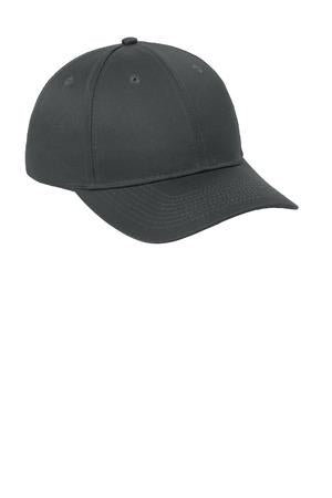 Black Port Authority Uniforming Twill Cap. C913