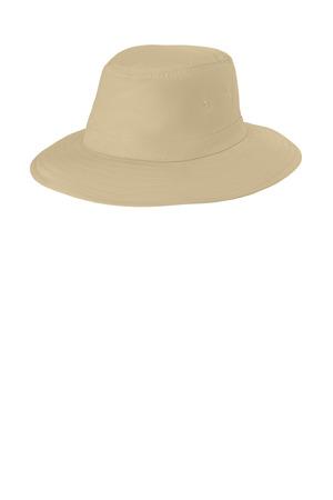 Black Port Authority Lifestyle Brim Hat. C921 - L/XL