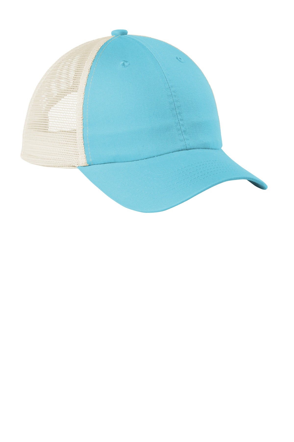 Front View of Tidal Wave/Stn Port Authority Beach Wash Mesh Back Cap. C943