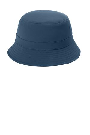 Black Port Authority Poly Bucket Hat C980 - L/XL