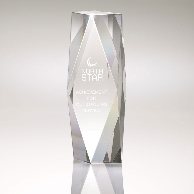 Clear Zyra II Medium Crystal Tower