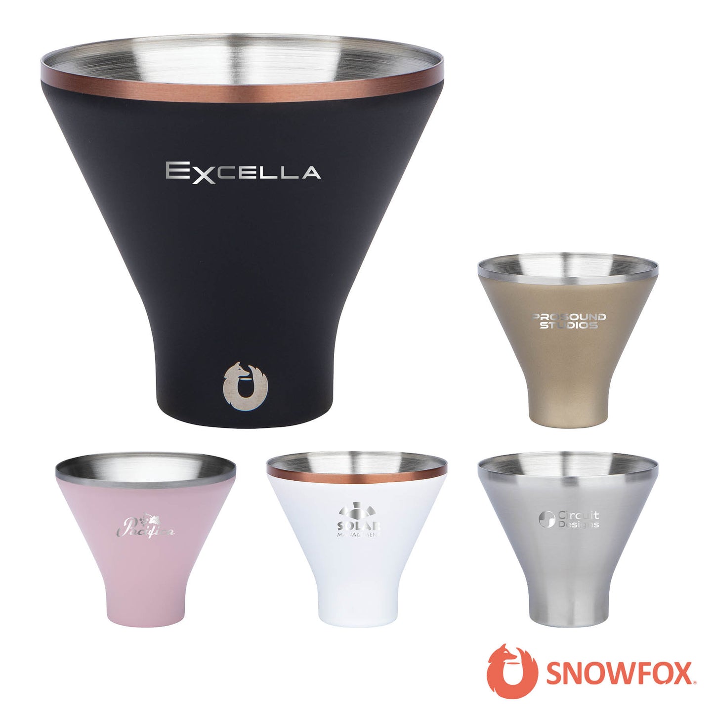 Snowfox® 8 oz. Vacuum Insulated Martini Cup