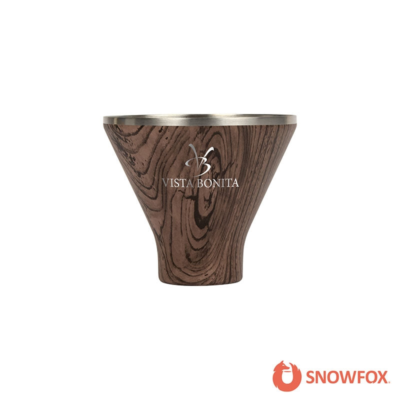 Snowfox® 8 oz. Shimmer Finish Vacuum Insulated Martini Cup