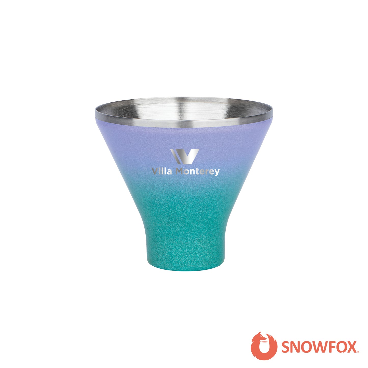 Snowfox® 8 oz. Shimmer Finish Vacuum Insulated Martini Cup