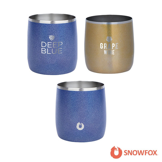 N/A Snowfox® 11 oz. Shimmer Finish Vacuum Insulated Whiskey Rocks Tumbler