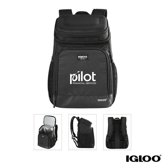 N/A Igloo® MaxCold® Evergreen 18-Can RPET Cooler Backpack