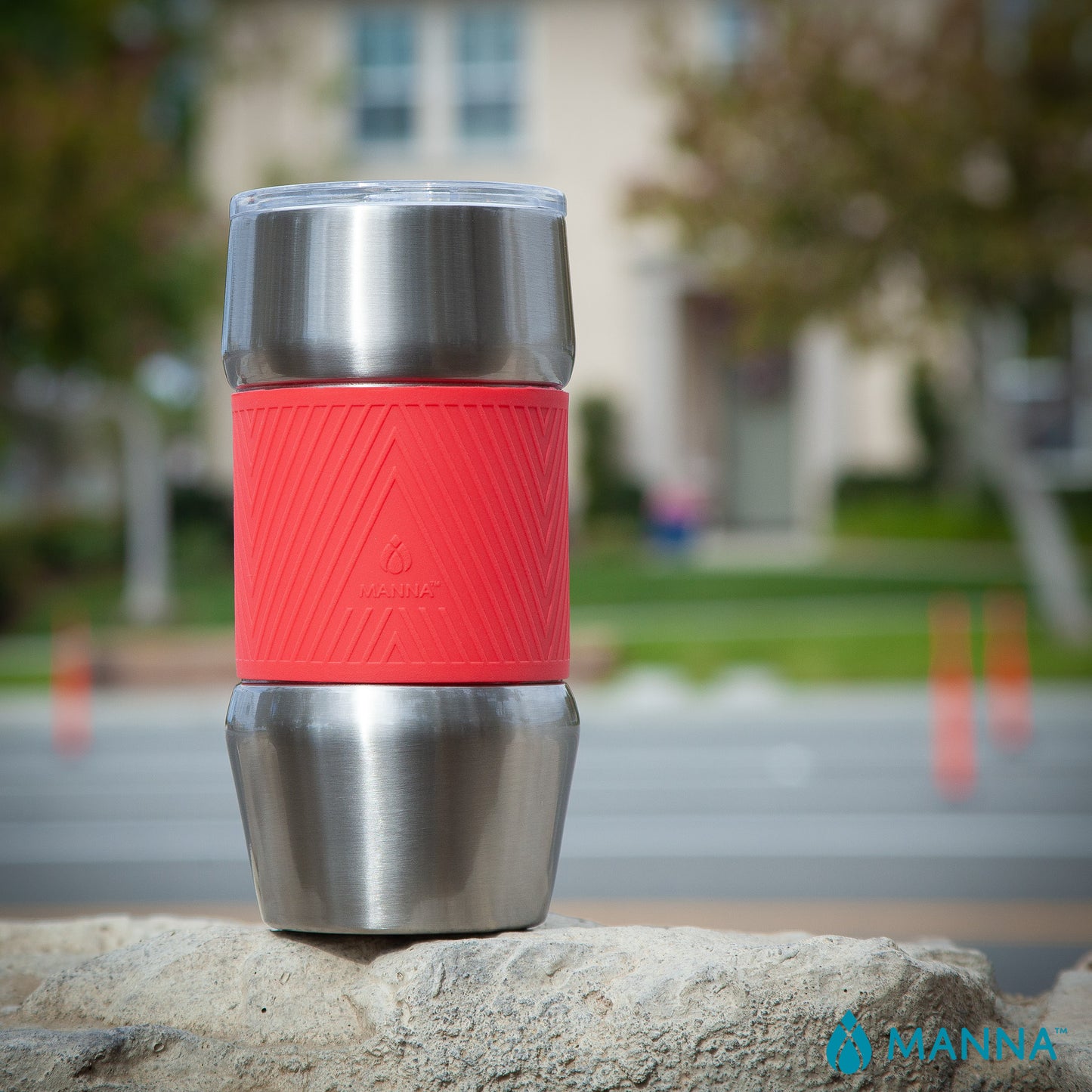 Manna™ 20 oz. Renegade Stainless Steel Tumbler w/ Silicone Grip