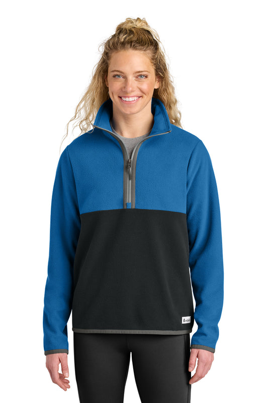 Front View of Atl/Black Cotopaxi Women's Amado 1/2-Zip Fleece COTOW1692 - S
