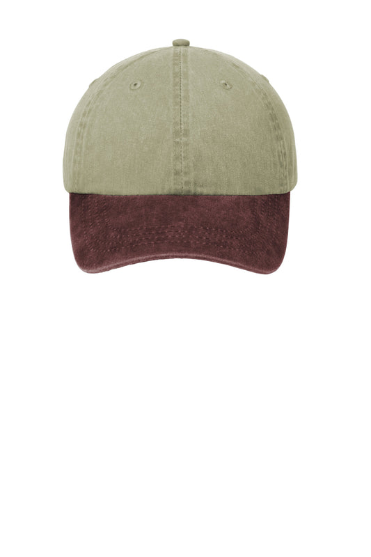 Port & Co Two-Tone Pigment-Dyed Cap. CP83