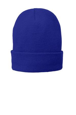 Athl Green Port & Co Fleece-Lined Knit Cap. CP90L