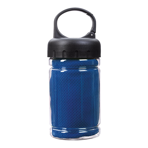 Carabiner Bottle with Cooling Towel