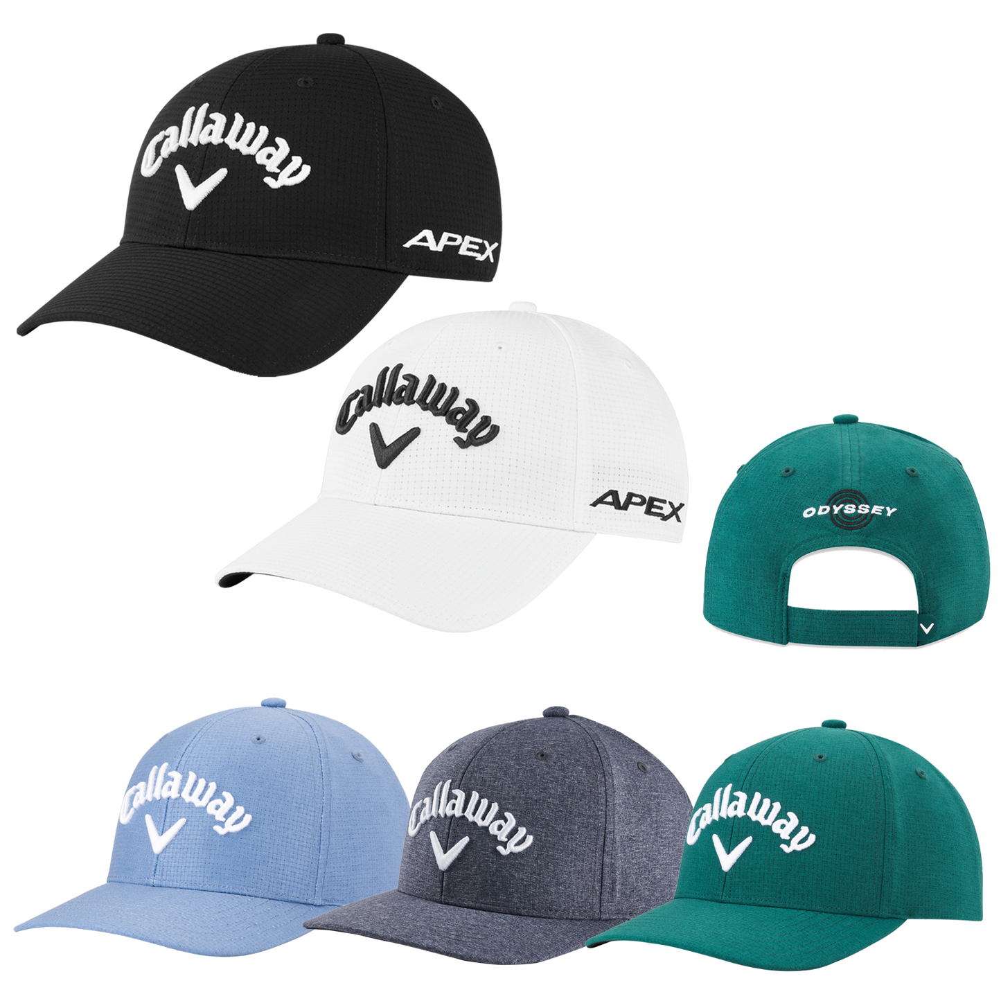 Black White Callaway Performance Pro Cap