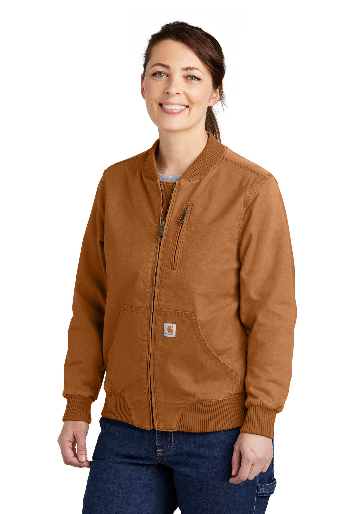 SanMar CT102524_carharttbrown_front_model.jpg