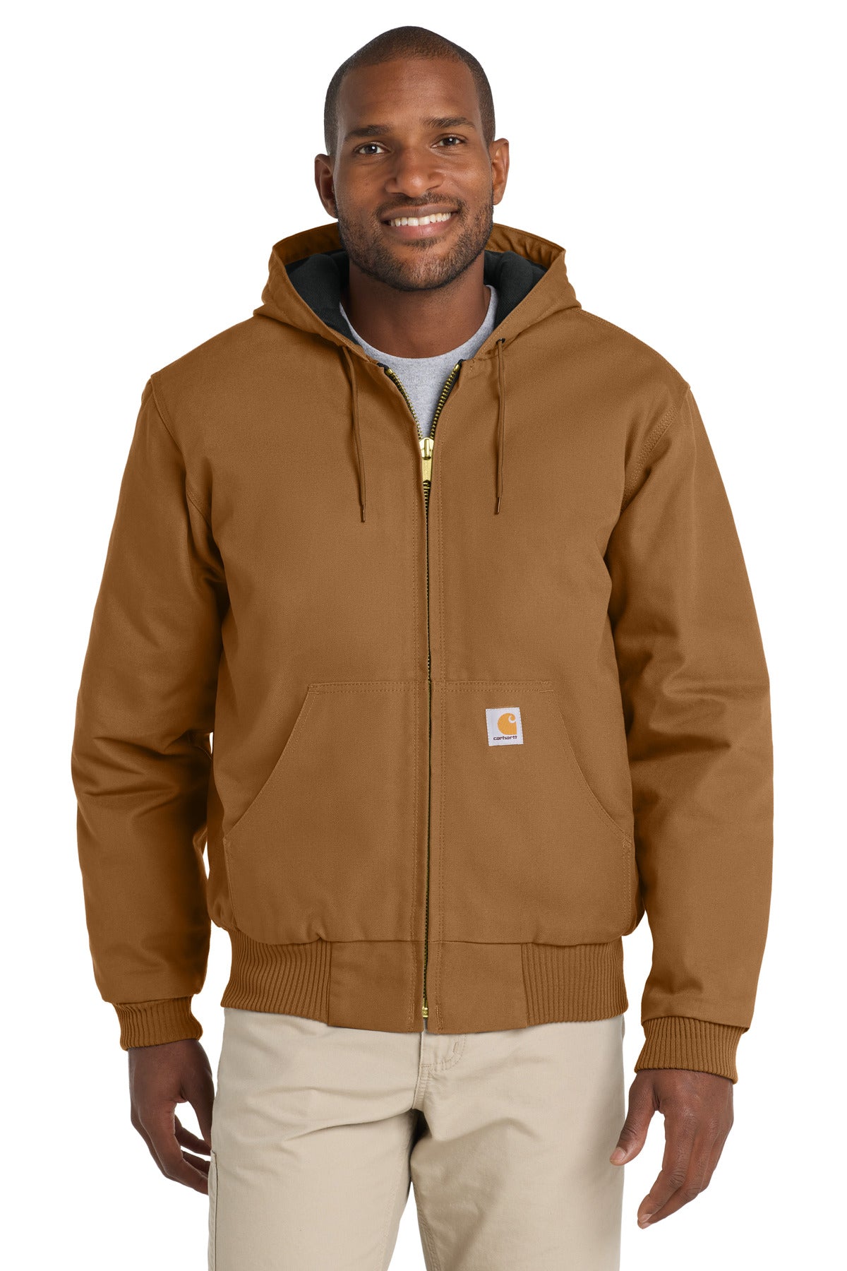 Carhartt Quilted-Flanne-Lined Duck Active Jac. CT106677