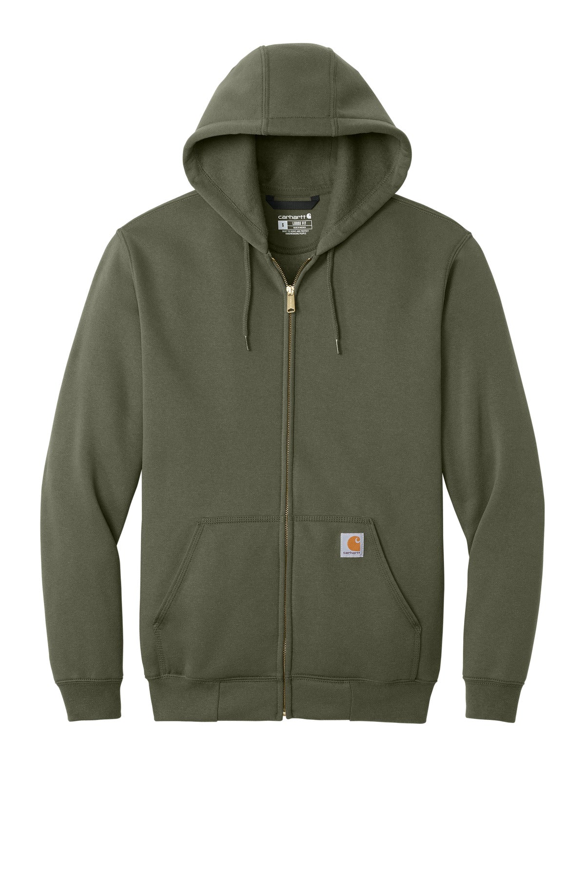 Carhartt Midweight Hooded Zip-Front Sweatshirt. CTK122