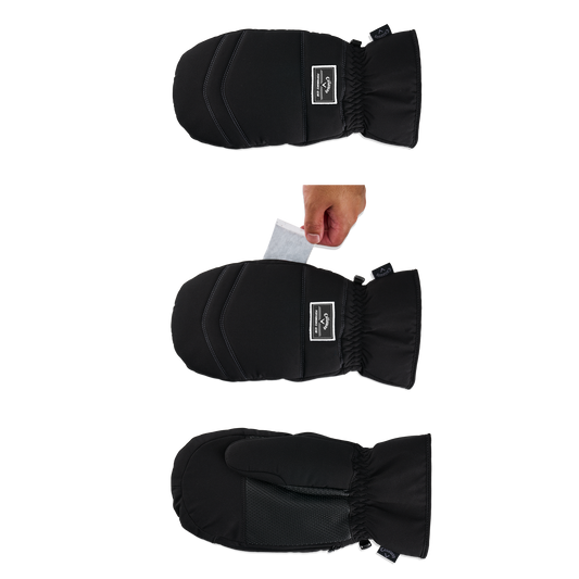 Black Callaway Thermal Mittens