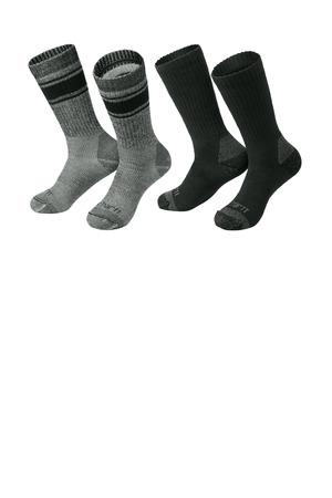 Blk/Char Carhartt Heavyweight Crew Sock (4-Pack) CTSC1054 - L