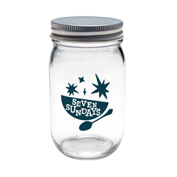 Homemade 16 oz. Canning Lids Mason Jar