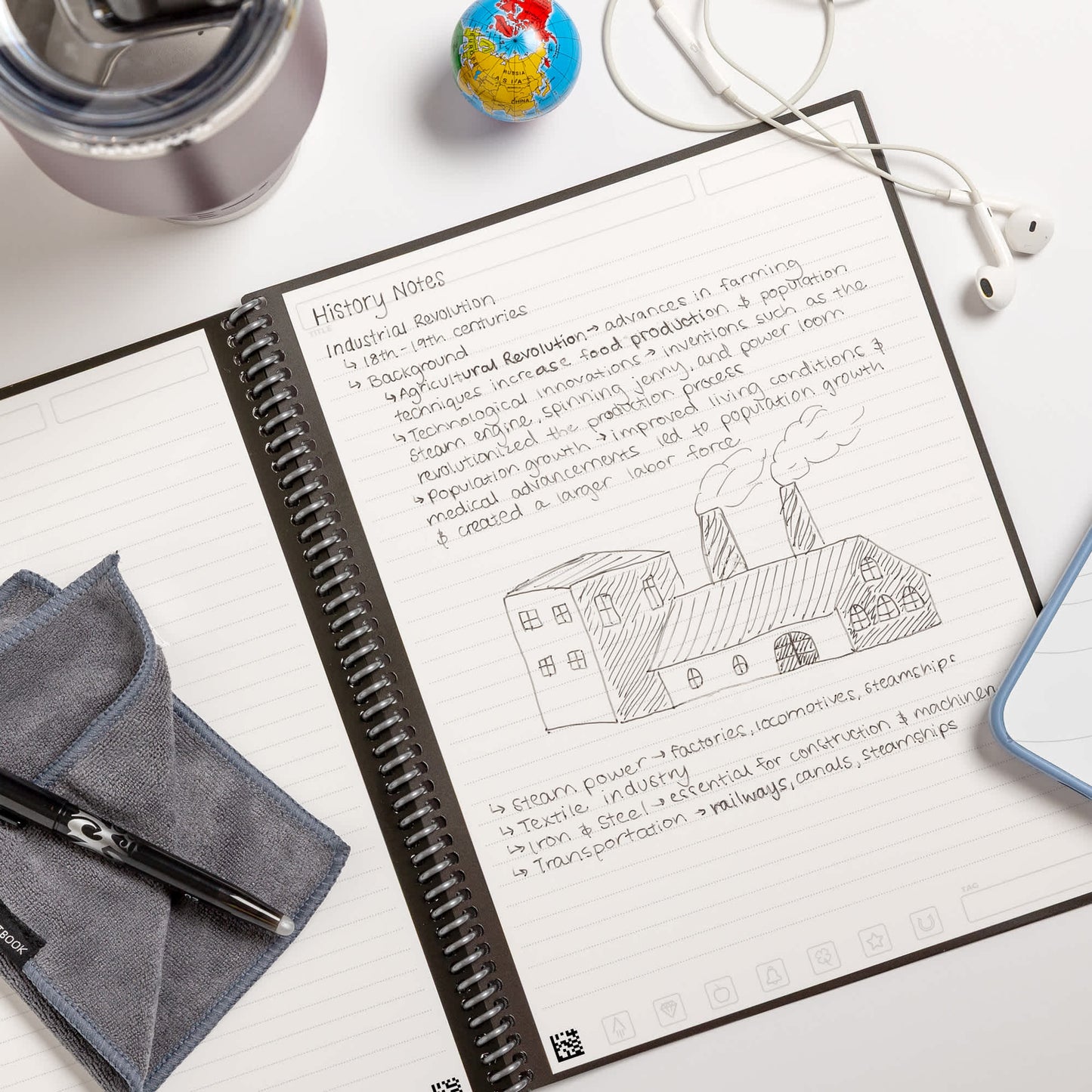 Rocketbook Core Letter Notebook Set