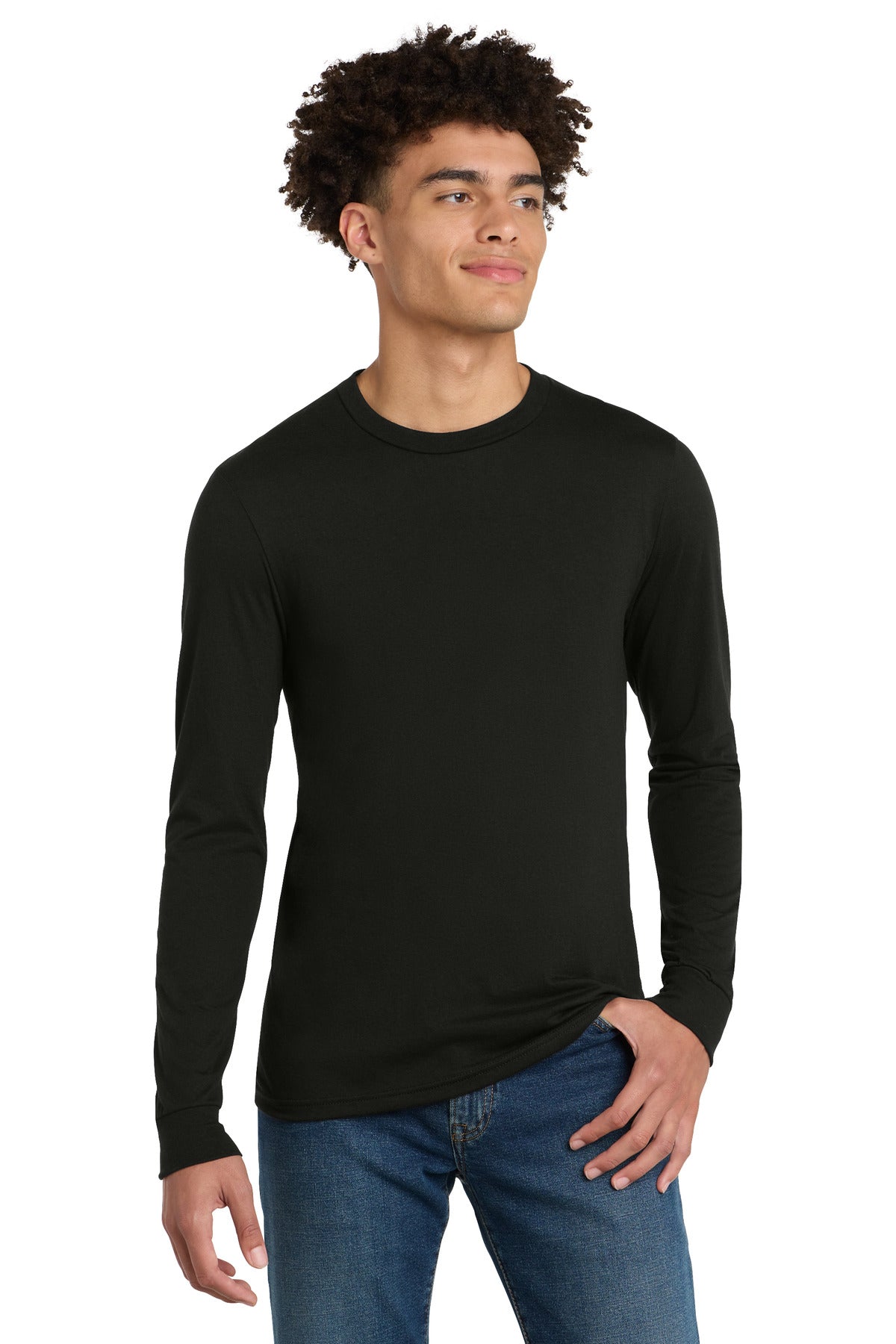 SanMar DM132_black_model_front.jpg