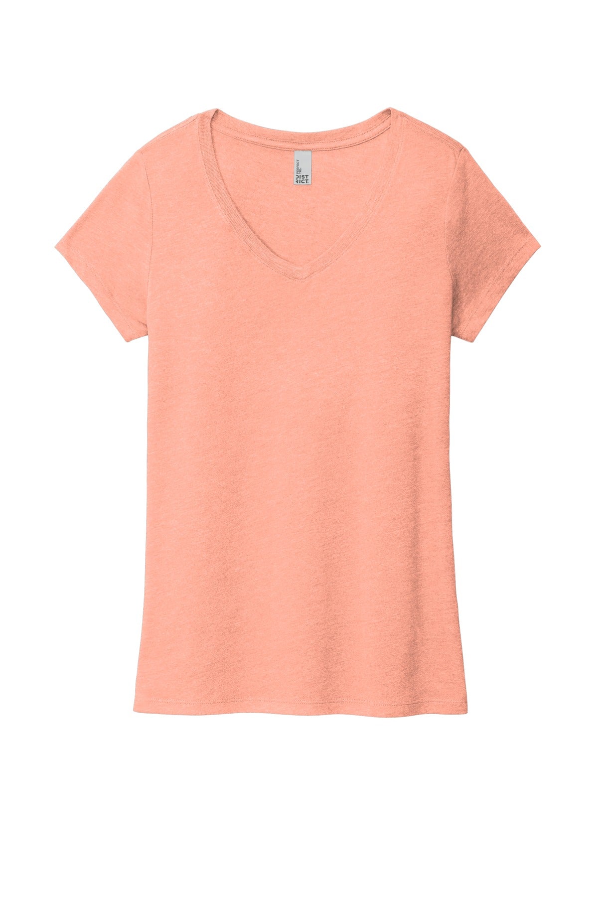 District Women's Perfect Tri V-Neck Tee. DM1350L