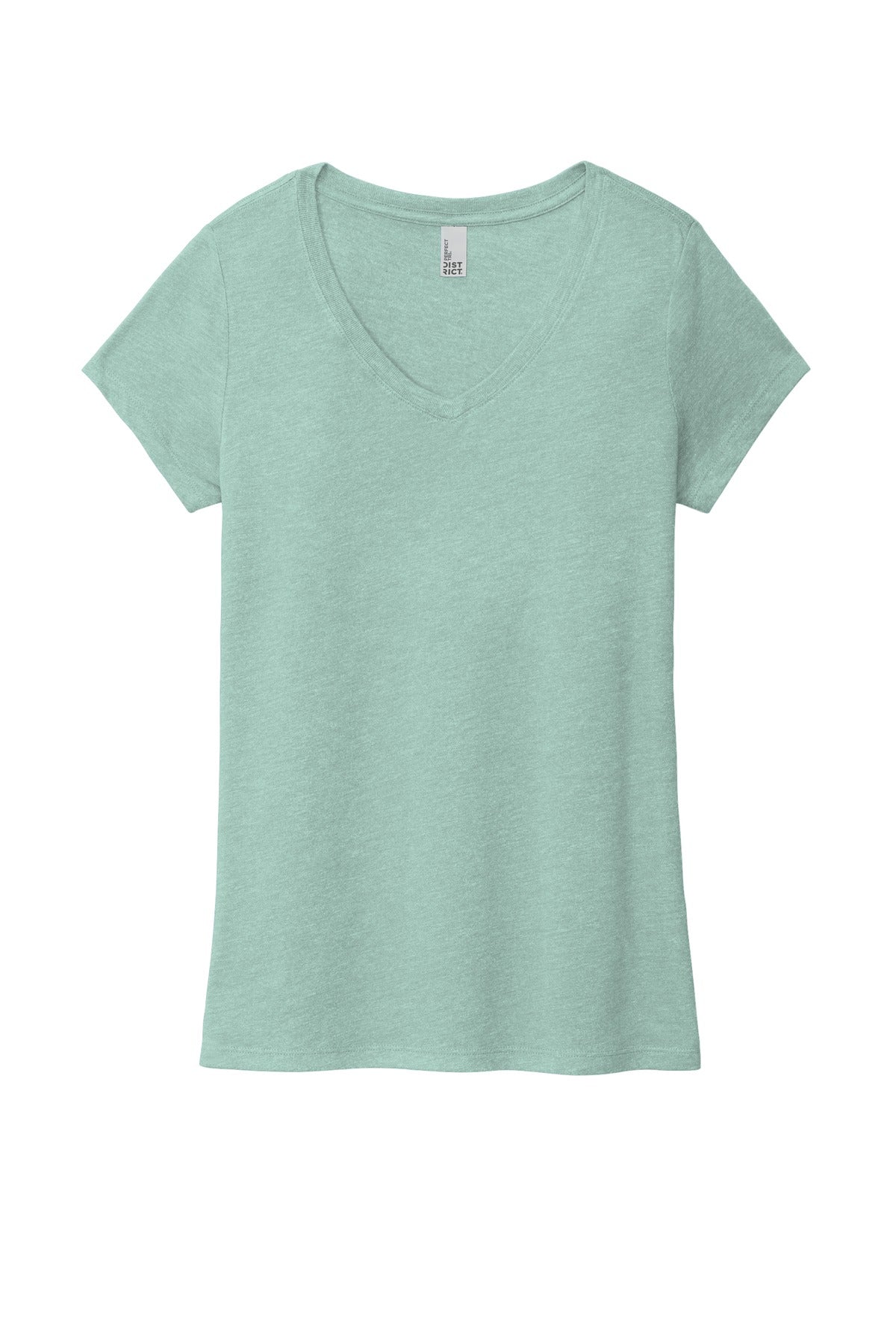 District Women's Perfect Tri V-Neck Tee. DM1350L