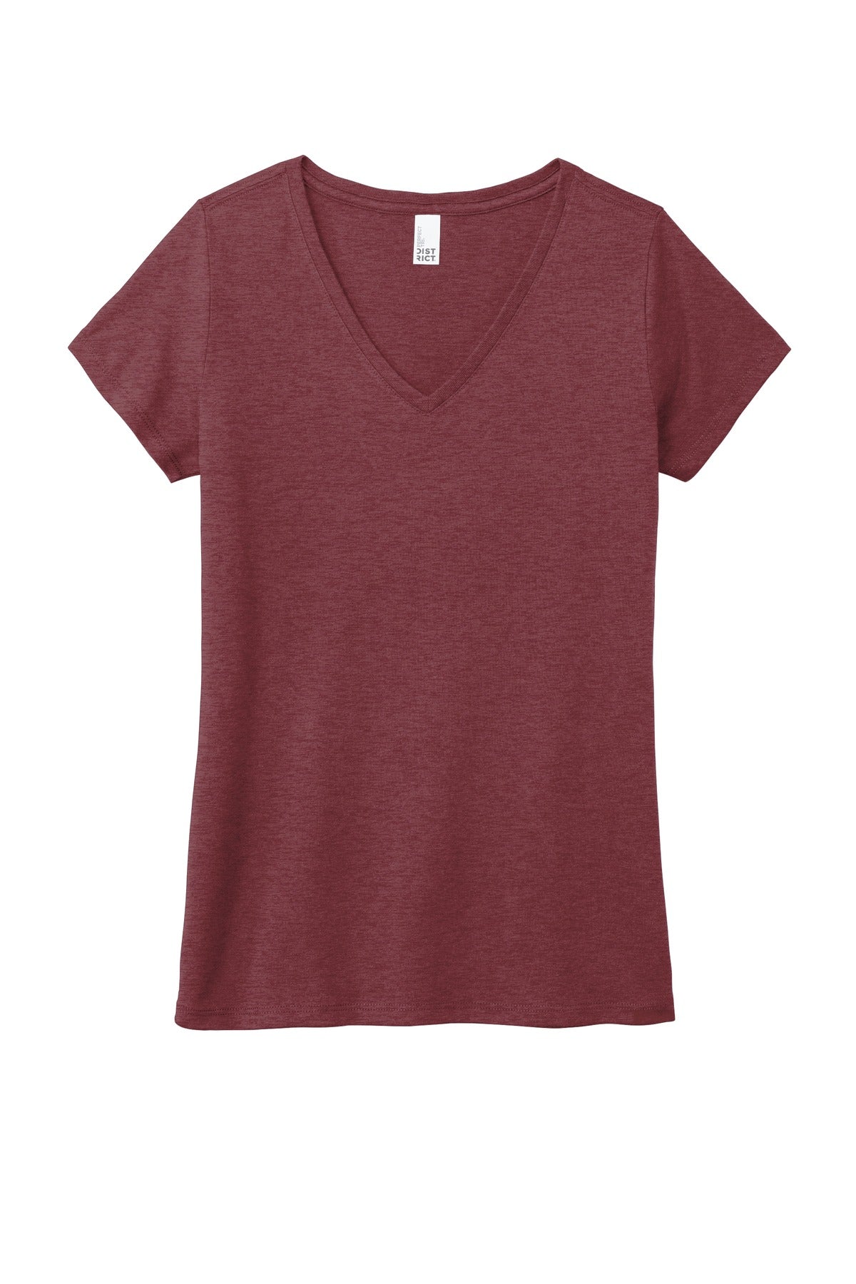 District Women's Perfect Tri V-Neck Tee. DM1350L