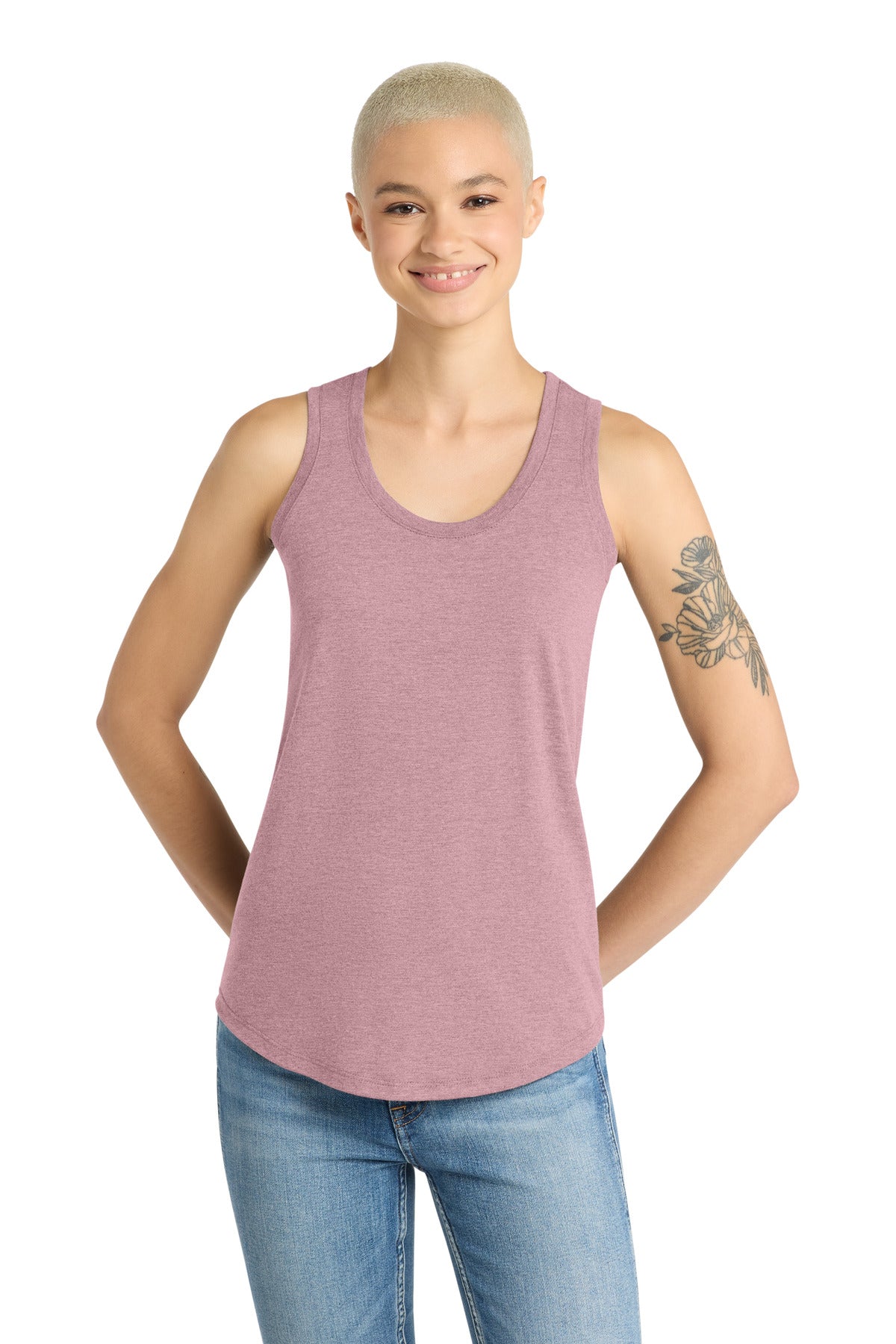 SanMar DM138L_heatheredlavender_model_front.jpg