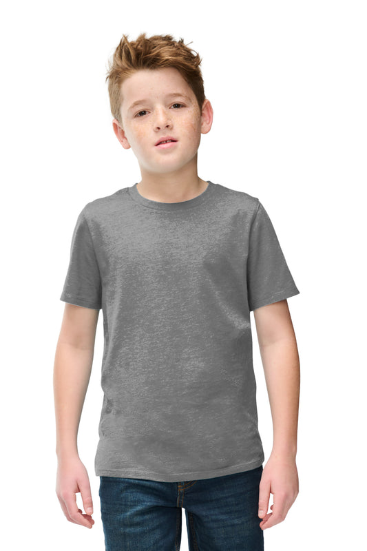 Front View of GreyFrost District Youth Perfect Blend CVC Tee DT108Y - XS