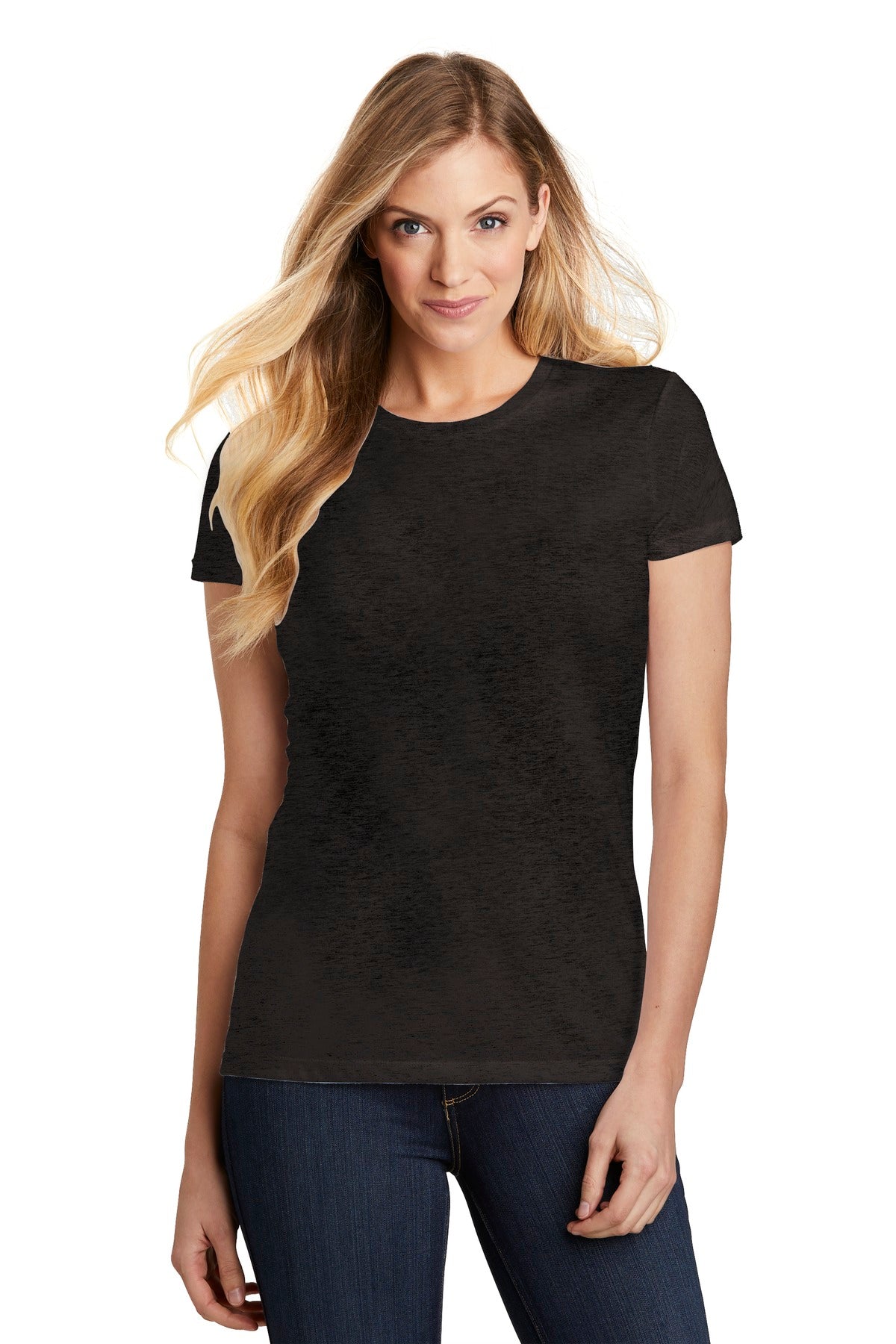 District Women's Fitted Perfect Tri Tee. DT155