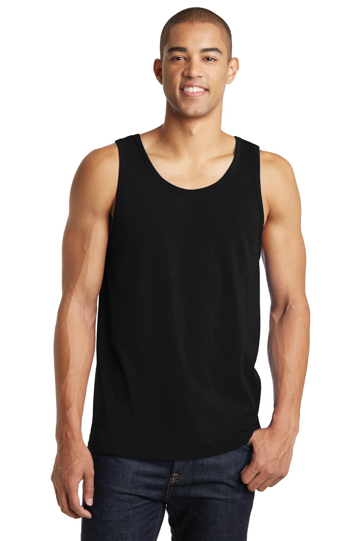 Front View of Black District The Concert Tank . DT5300 - XS
