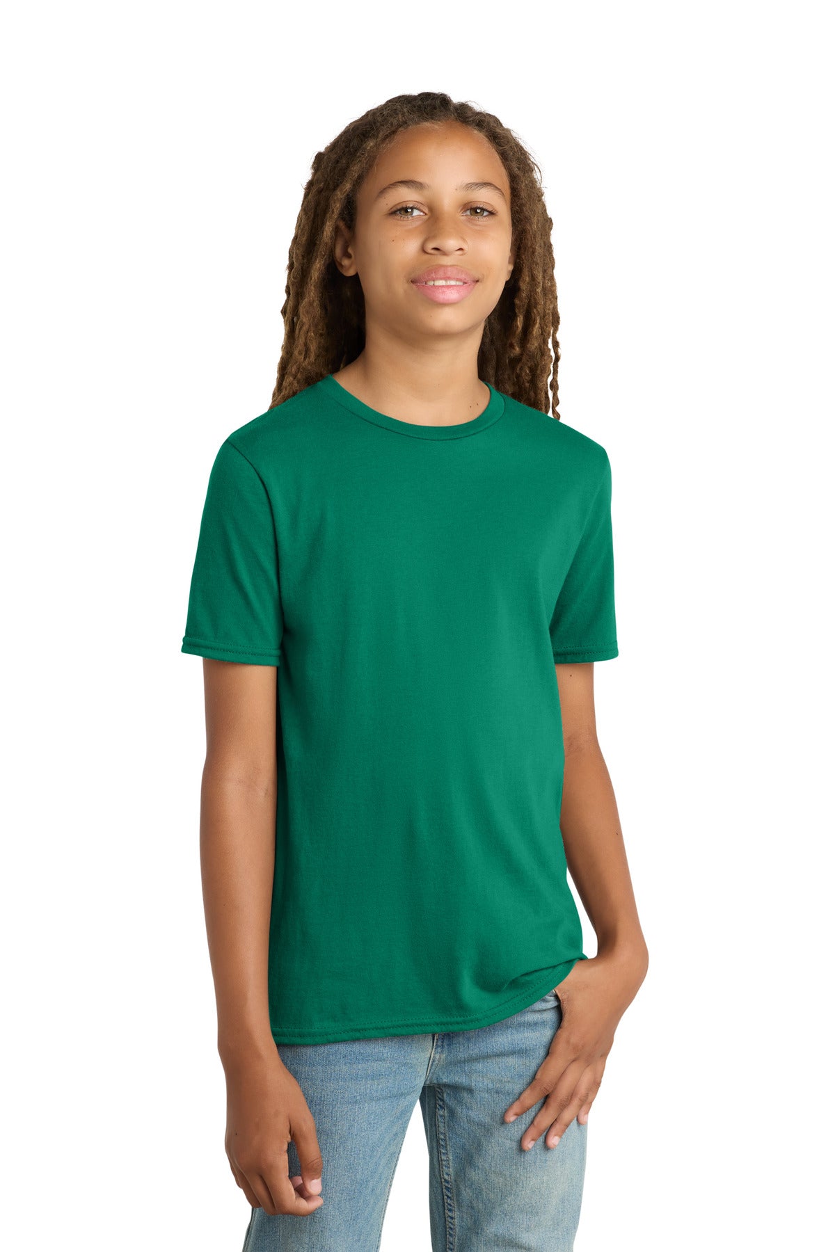 SanMar DT6000Y_jewelgreen_model_front.jpg