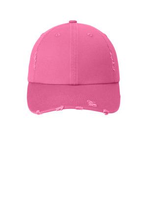 Black District Distressed Cap. DT600
