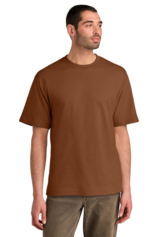 Front View of BakedClay District Heavyweight Very Important Tee DT6065 - XS
