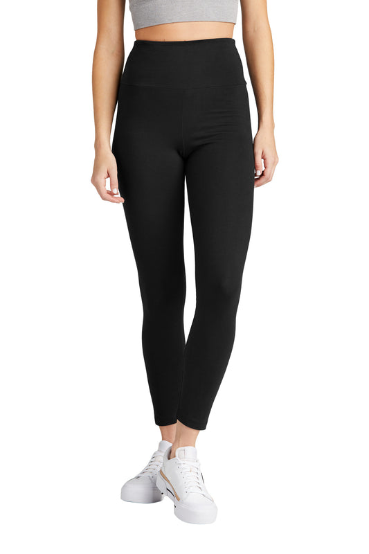 Front View of Black District Women's Flex High-Waist Legging DT7510 - XL