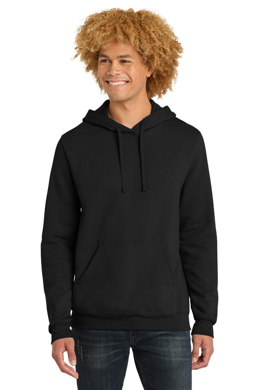 Front View of Black District The Concert Fleece Hoodie. DT810 - XS