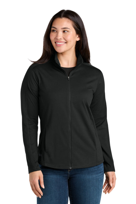 Front View of DeepBlack Eddie Bauer Women's Adventurer Full-Zip EB121 - XS