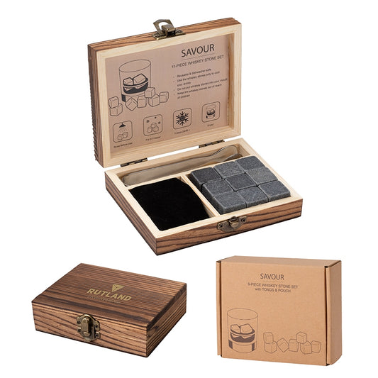 N/A Savour 11-Piece Whiskey Stone Set