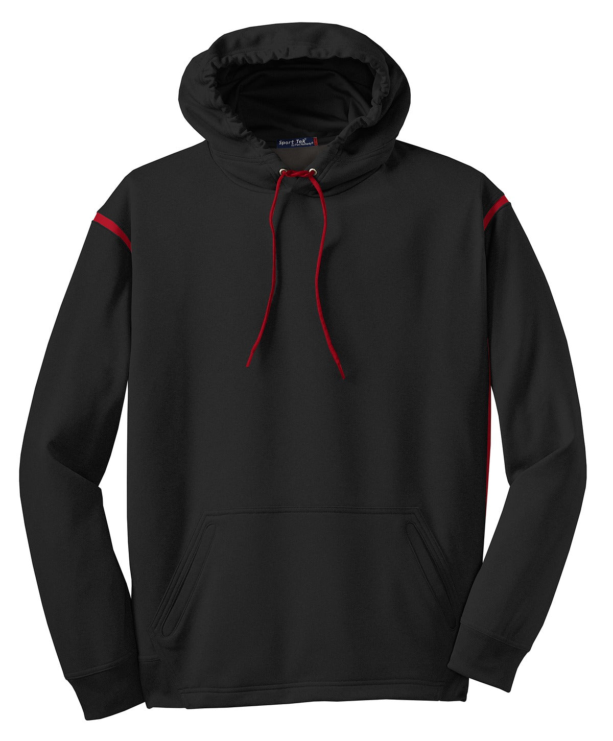 Sport-Tek Tech Fleece Colorblock Hooded Sweatshirt. F246