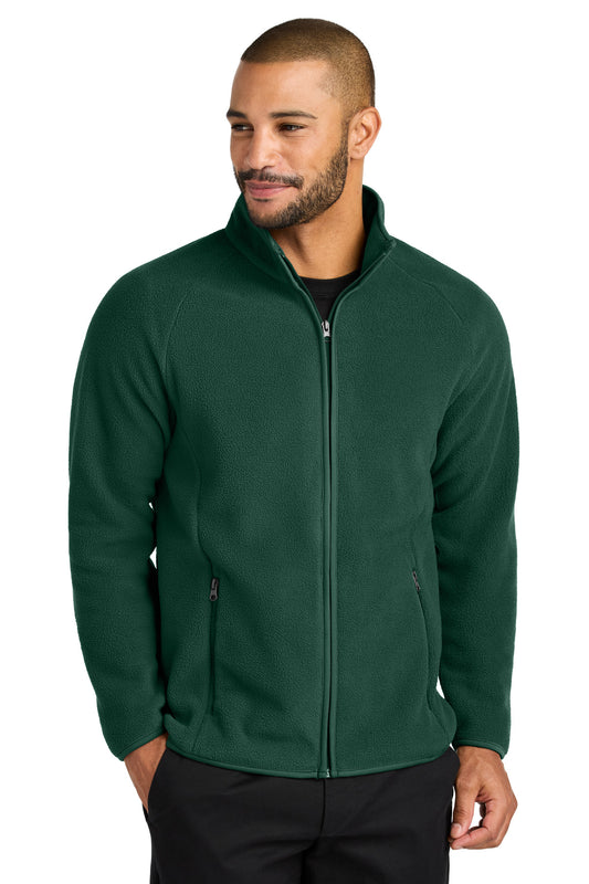 Front View of DarkGreen Port Authority C-FREE Raglan Fleece F700 - XS