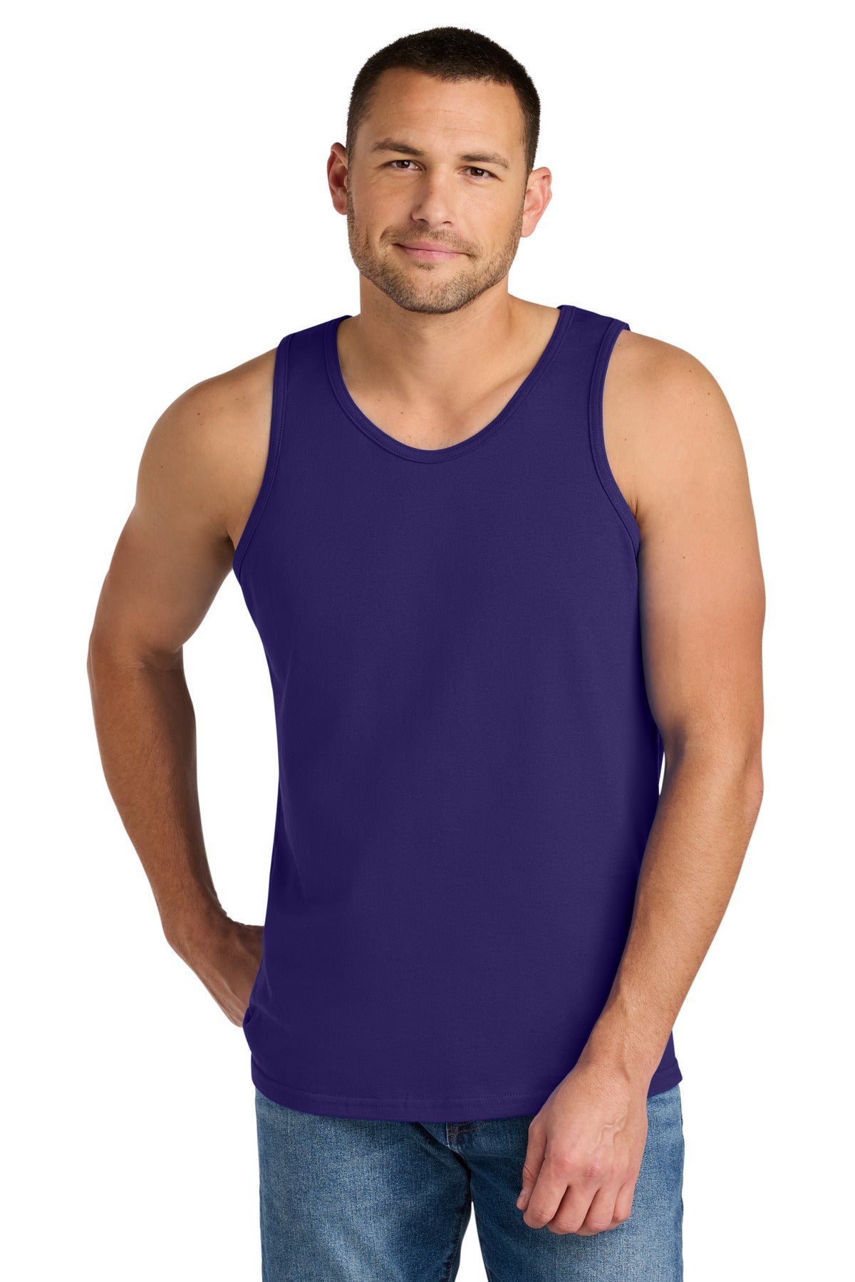 SanMar G5200_purple_model_front.jpg