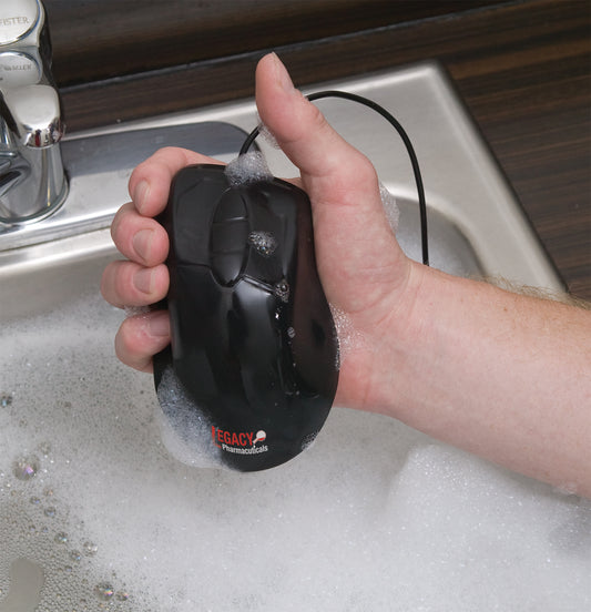 Seal Shield™ Mouse Black Antimicrobial-Washable Mouse