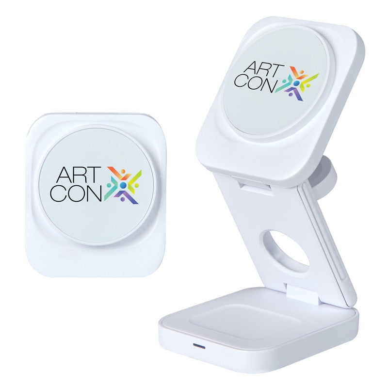 N/A Seth 3-in-1 15W Wireless Charging Station