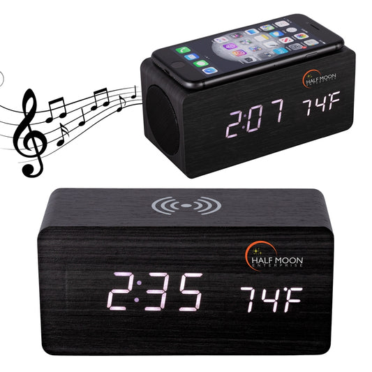 N/A Opus Wireless Charging Speaker w/ Clock
