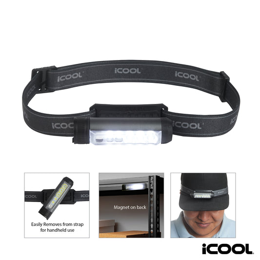 iCOOL Templeton Rechargeable LED Headlamp