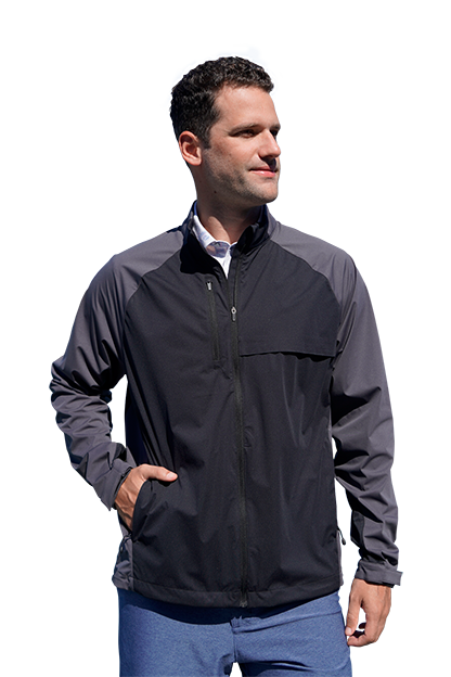 Black Weatherknit Full Zip Jacket - S